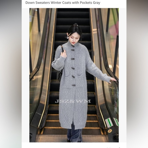 Cardigans for Women 2024 Button Down Sweaters Winter Coats with Pockets - Picture 10 of 16